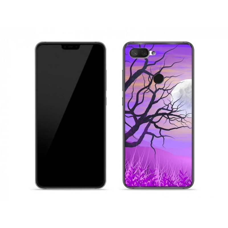 Gelový obal mmCase na mobil Xiaomi Mi 8 Lite - kreslený opadaný strom