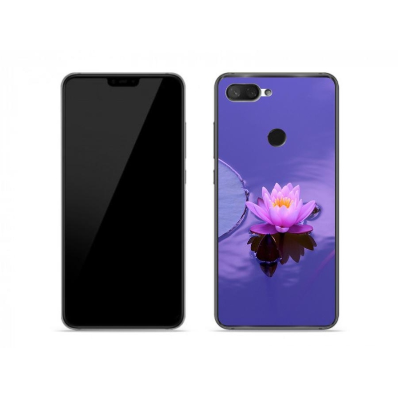 Gelový obal mmCase na mobil Xiaomi Mi 8 Lite - květ na hladině