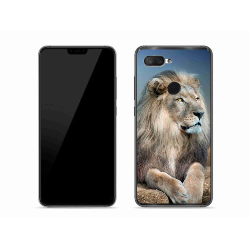 Gelový obal mmCase na mobil Xiaomi Mi 8 Lite - lev 1