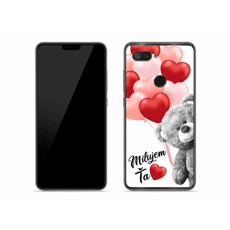Gelový obal mmCase na mobil Xiaomi Mi 8 Lite - milujem Ťa sk