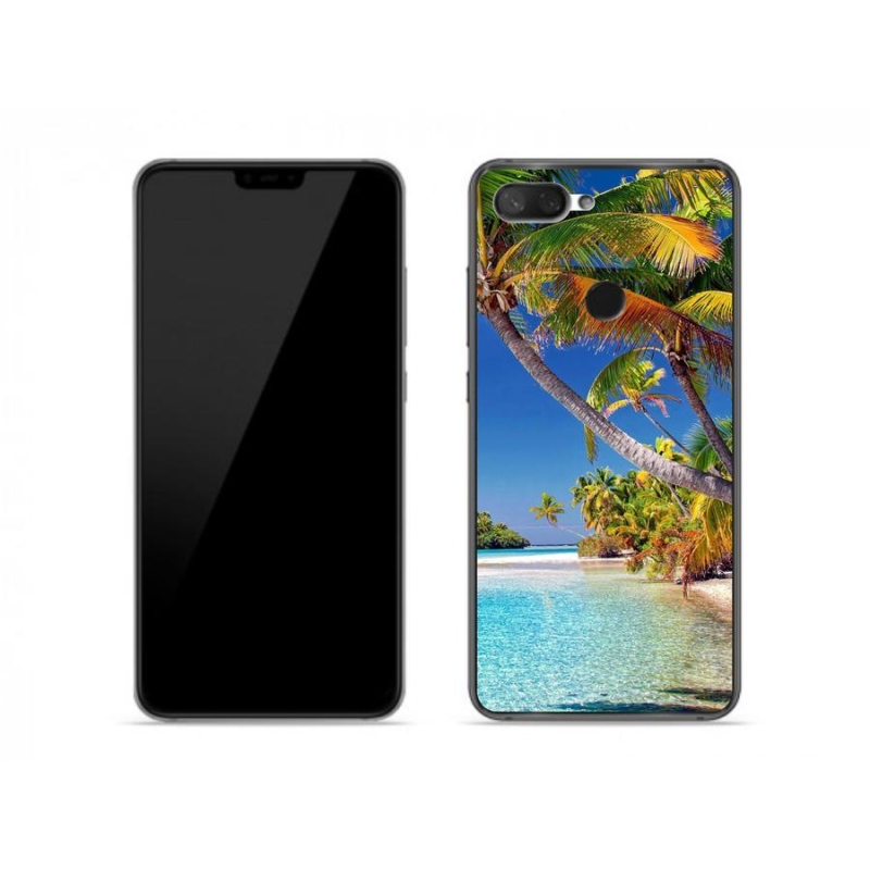 Gelový obal mmCase na mobil Xiaomi Mi 8 Lite - mořská pláž
