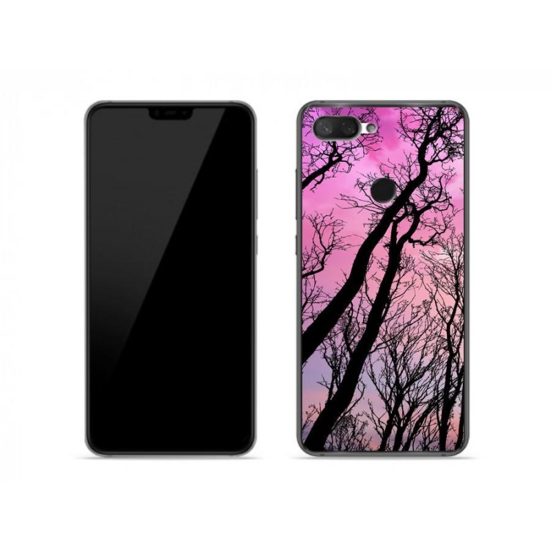 Gelový obal mmCase na mobil Xiaomi Mi 8 Lite - opadané stromy