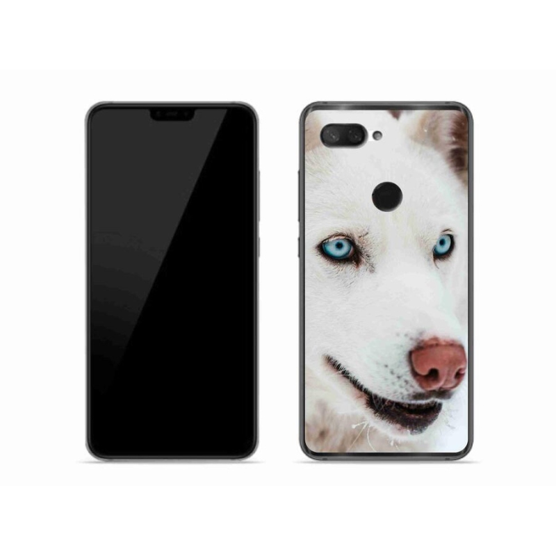 Gelový obal mmCase na mobil Xiaomi Mi 8 Lite - psí pohled