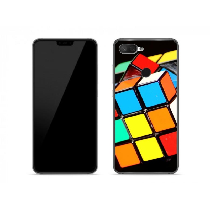 Gelový obal mmCase na mobil Xiaomi Mi 8 Lite - rubikova kostka