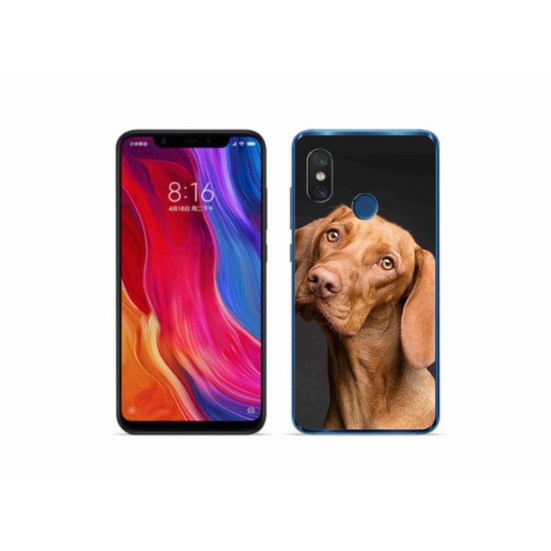 Gelový obal mmCase na mobil Xiaomi Mi 8 - maďarský ohař