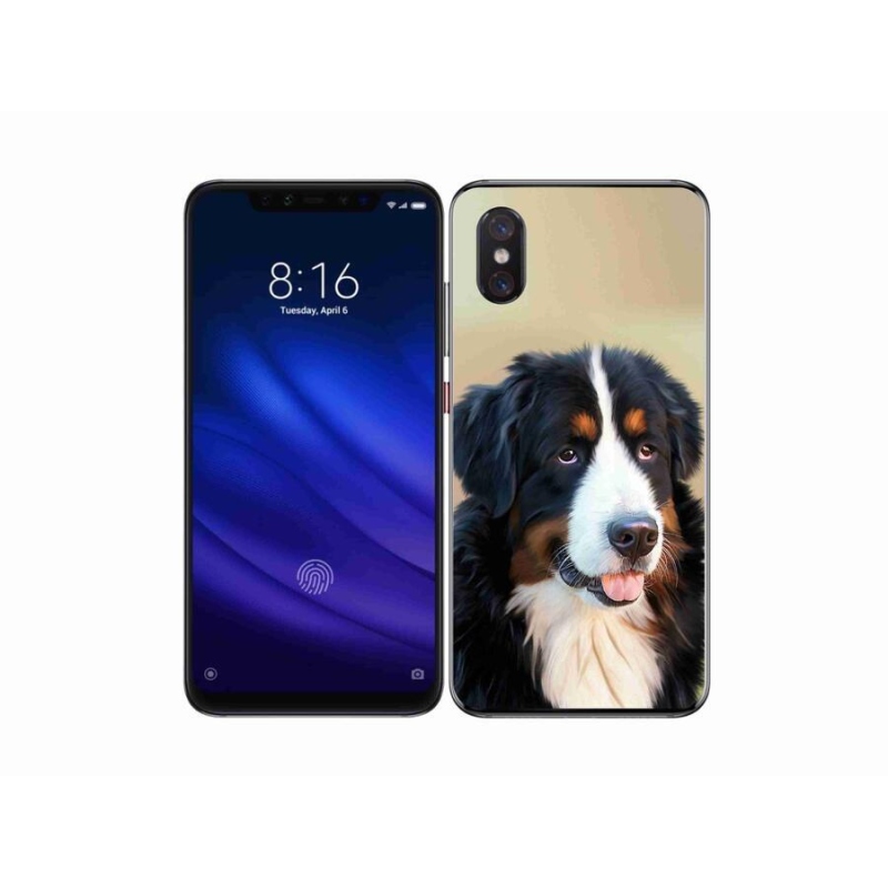 Gelový obal mmCase na mobil Xiaomi Mi 8 Pro - bernský salašnický pes