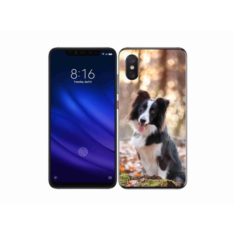 Gelový obal mmCase na mobil Xiaomi Mi 8 Pro - border kolie 1