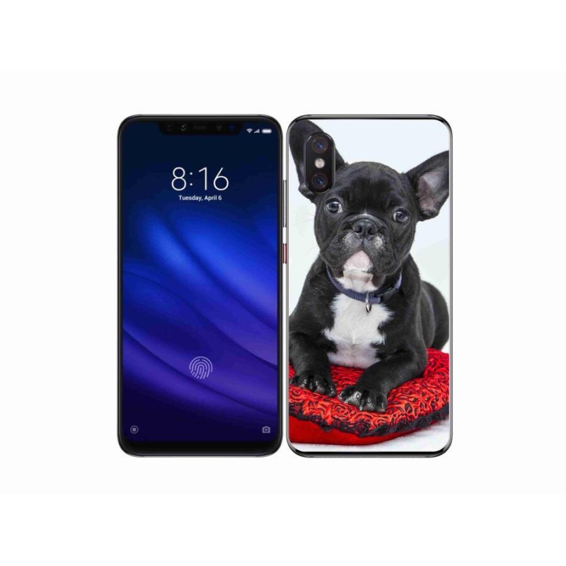 Gelový obal mmCase na mobil Xiaomi Mi 8 Pro - buldok