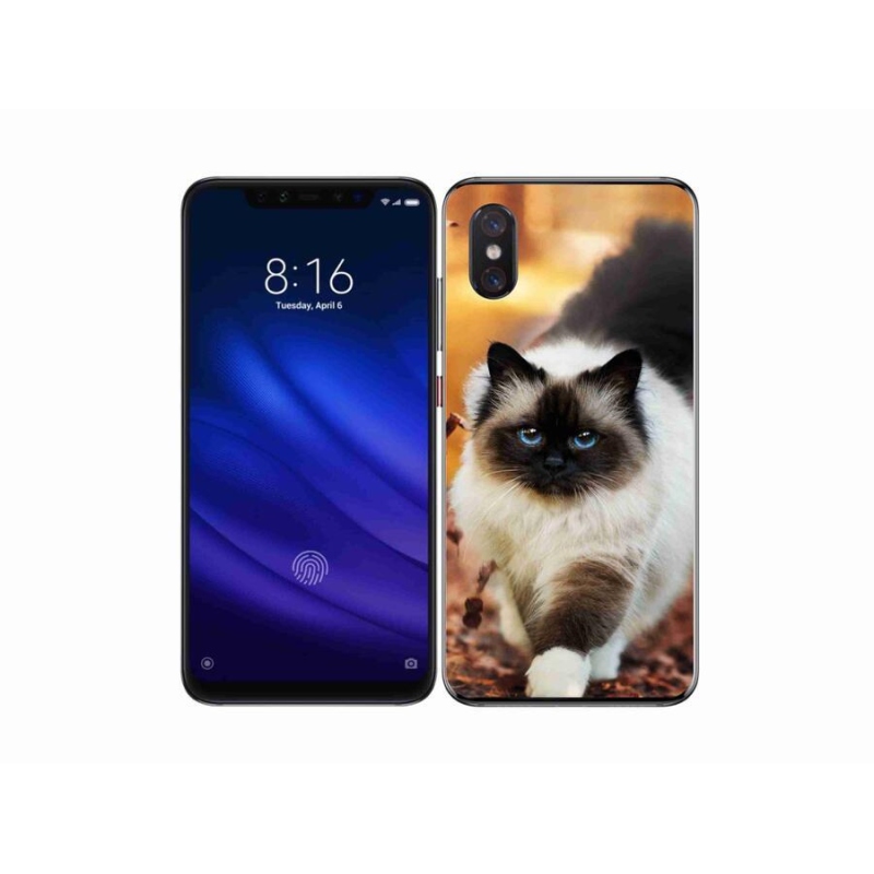 Gelový obal mmCase na mobil Xiaomi Mi 8 Pro - kočka 1