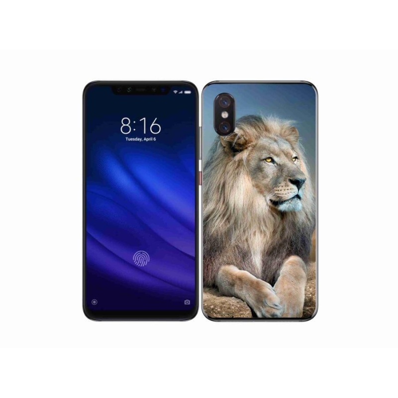 Gelový obal mmCase na mobil Xiaomi Mi 8 Pro - lev 1