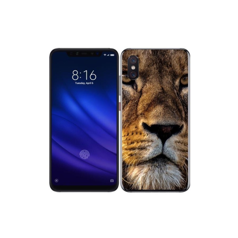 Gelový obal mmCase na mobil Xiaomi Mi 8 Pro - lev