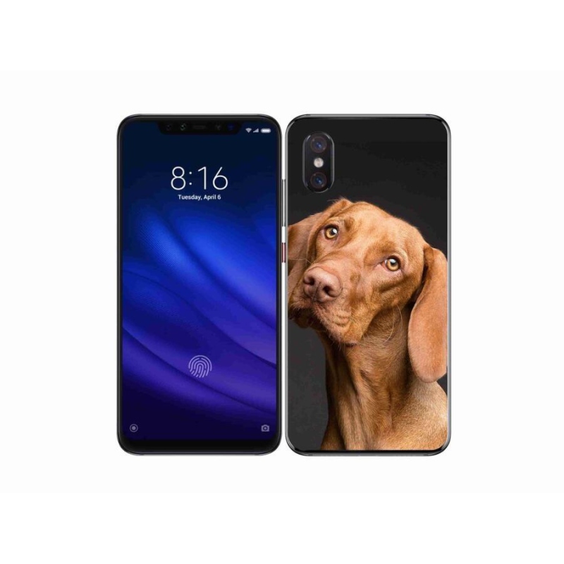 Gelový obal mmCase na mobil Xiaomi Mi 8 Pro - maďarský ohař