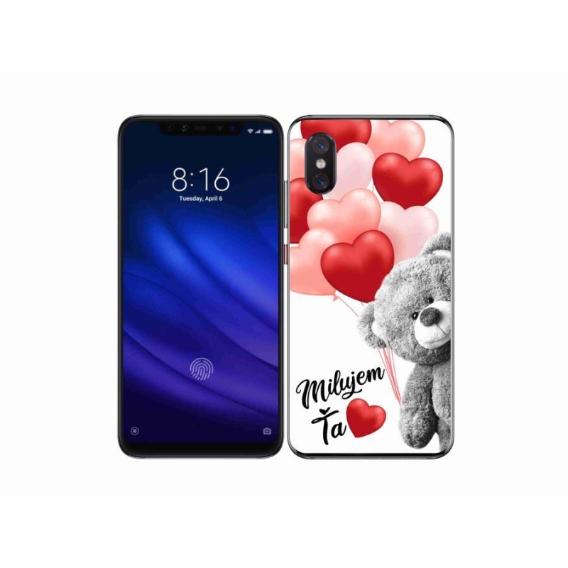 Gelový obal mmCase na mobil Xiaomi Mi 8 Pro - milujem Ťa sk