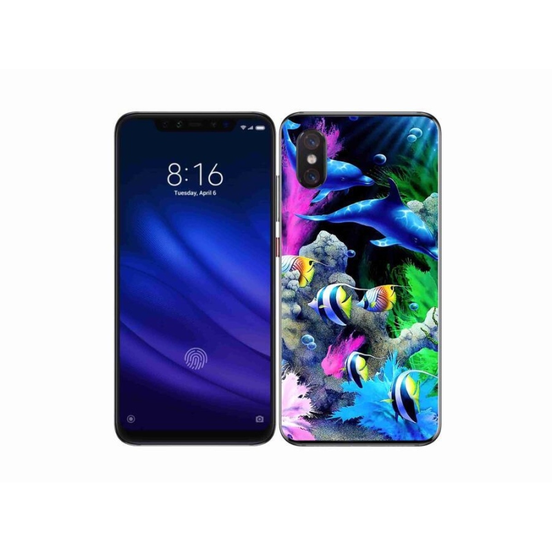 Gelový obal mmCase na mobil Xiaomi Mi 8 Pro - mořský svět