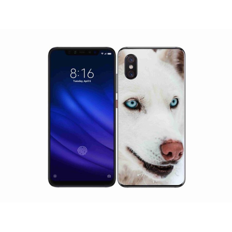 Gelový obal mmCase na mobil Xiaomi Mi 8 Pro - psí pohled