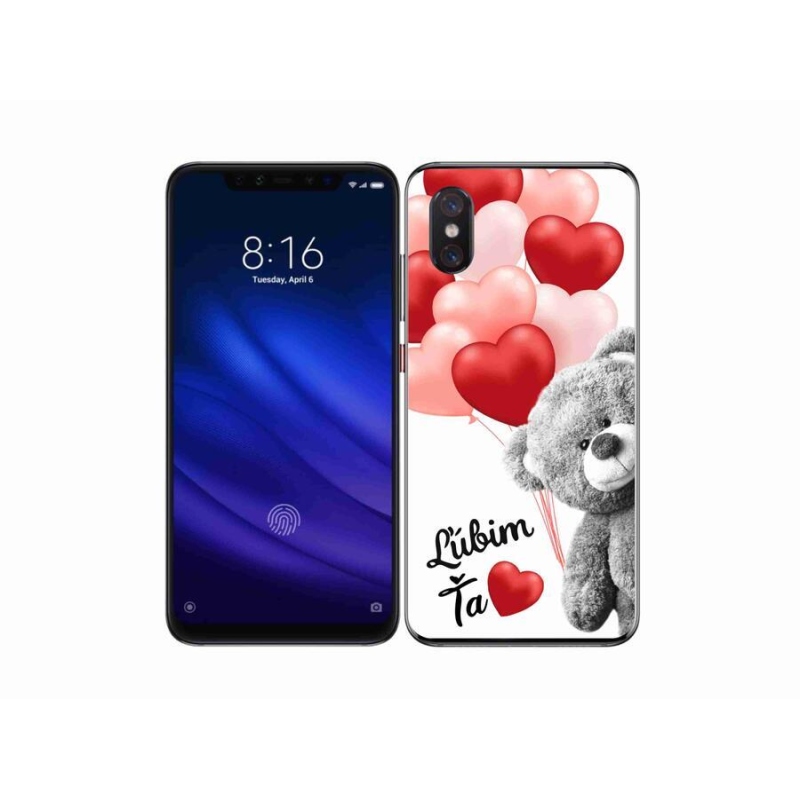Gelový obal mmCase na mobil Xiaomi Mi 8 Pro - ľúbim ťa sk