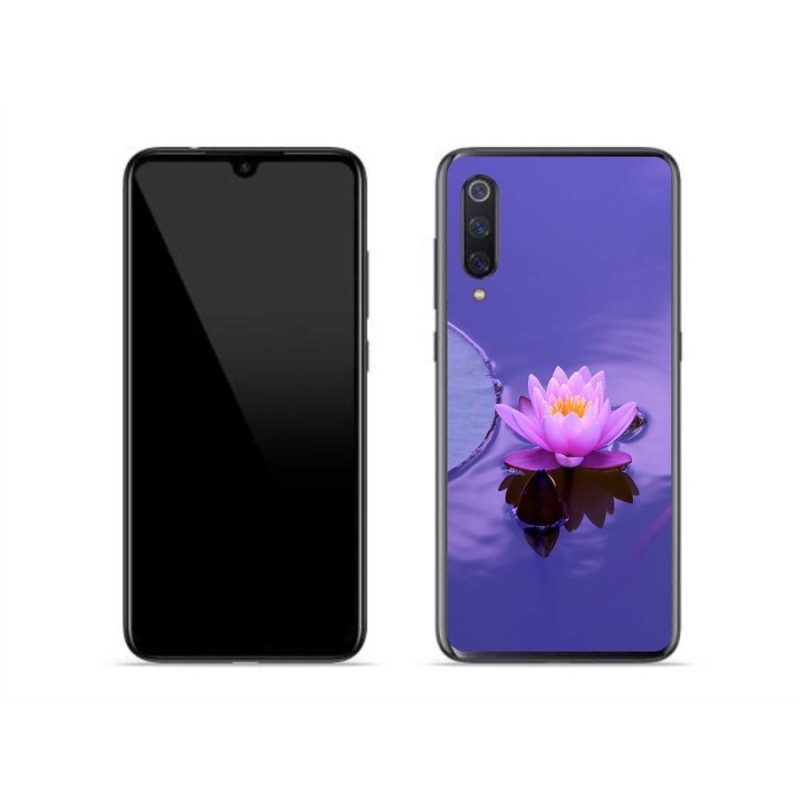 Gelový obal mmCase na mobil Xiaomi Mi 9 - květ na hladině