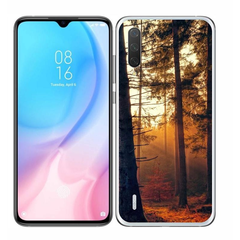 Gelový obal mmCase na mobil Xiaomi Mi 9 Lite - les