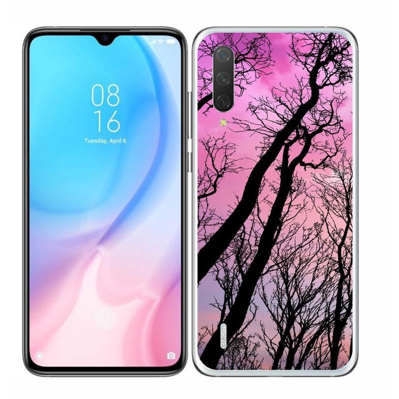 Gelový obal mmCase na mobil Xiaomi Mi 9 Lite - opadané stromy