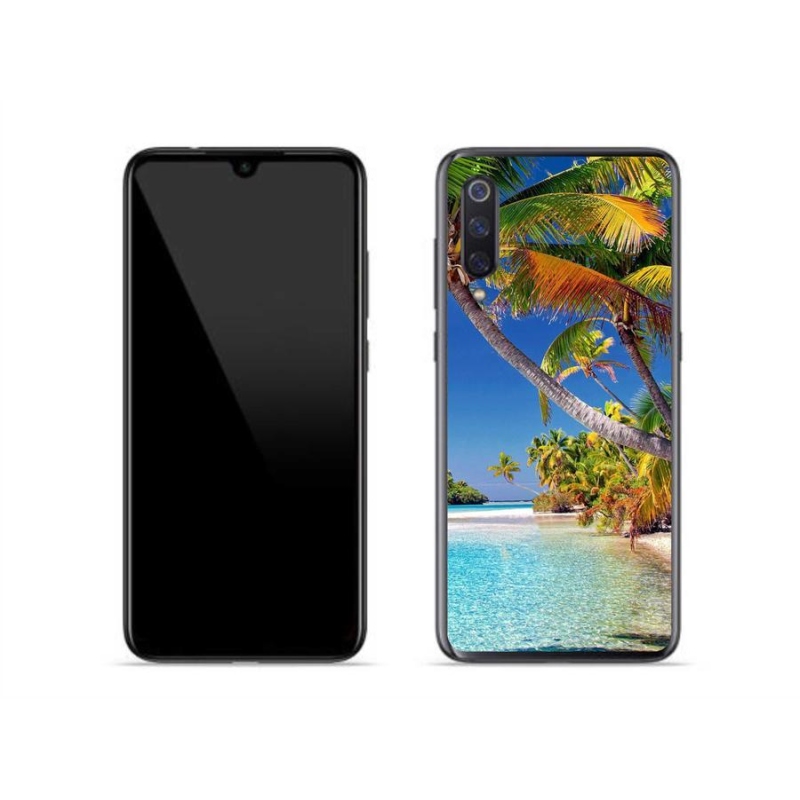Gelový obal mmCase na mobil Xiaomi Mi 9 - mořská pláž