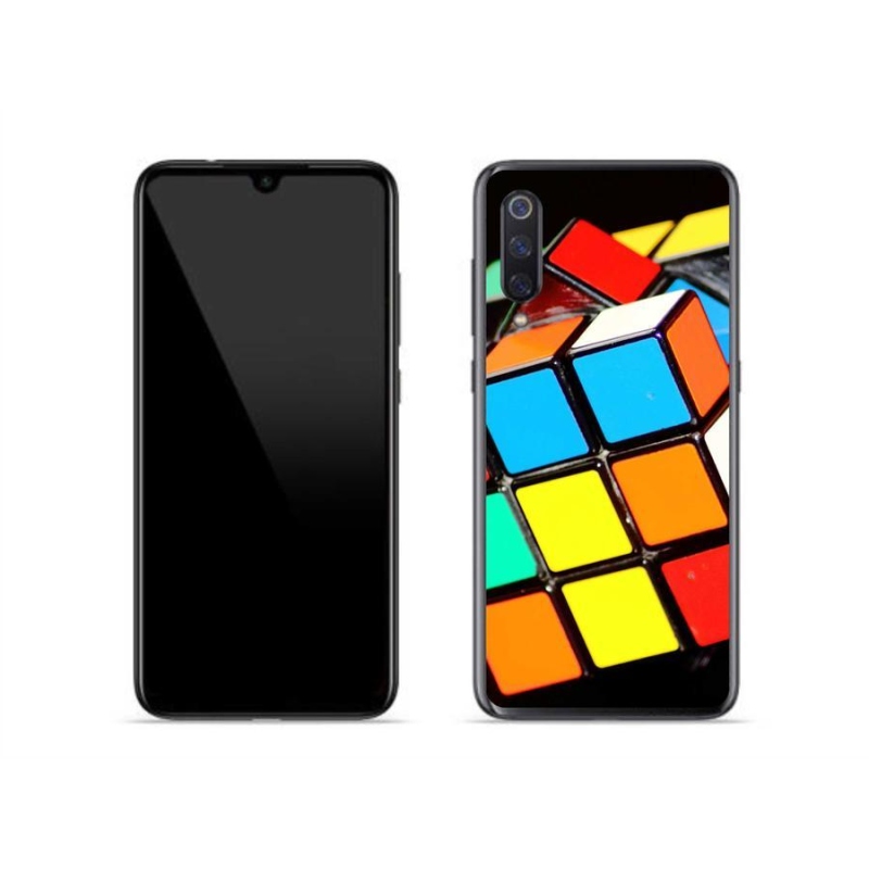 Gelový obal mmCase na mobil Xiaomi Mi 9 - rubikova kostka