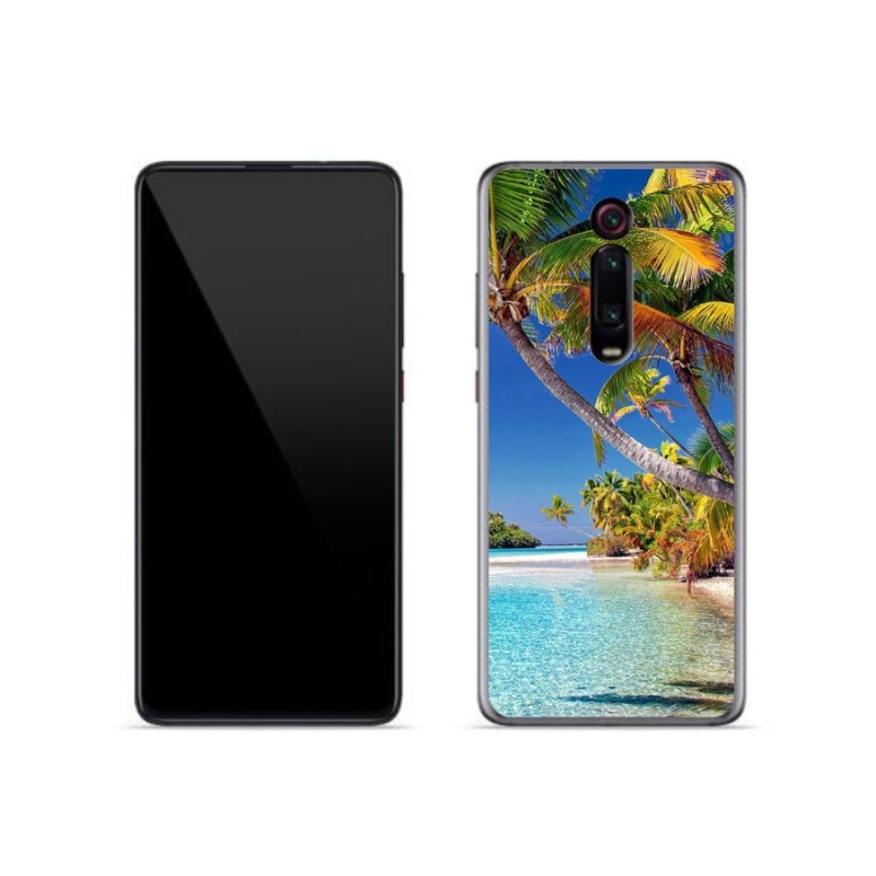Gelový obal mmCase na mobil Xiaomi Mi 9T - mořská pláž