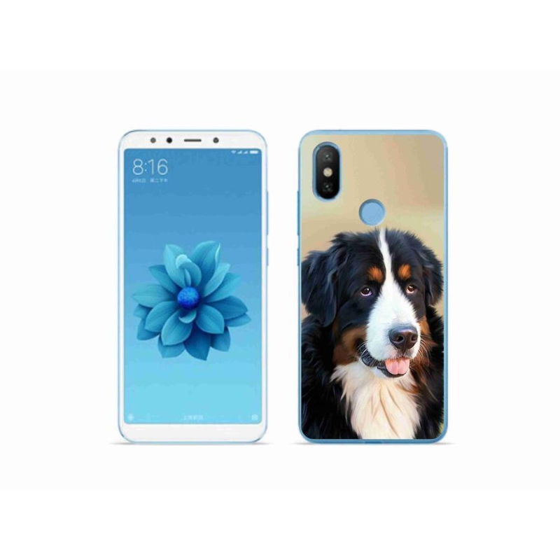 Gelový obal mmCase na mobil Xiaomi Mi A2 - bernský salašnický pes