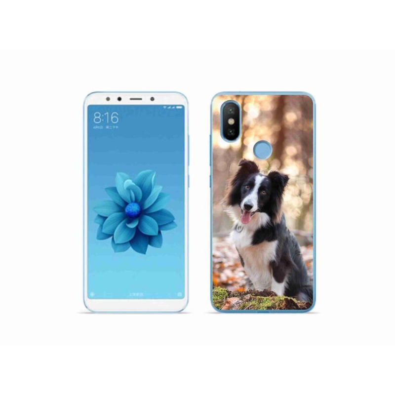 Gelový obal mmCase na mobil Xiaomi Mi A2 - border kolie 1