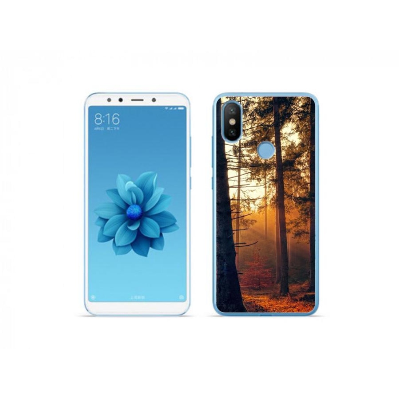 Gelový obal mmCase na mobil Xiaomi Mi A2 - les