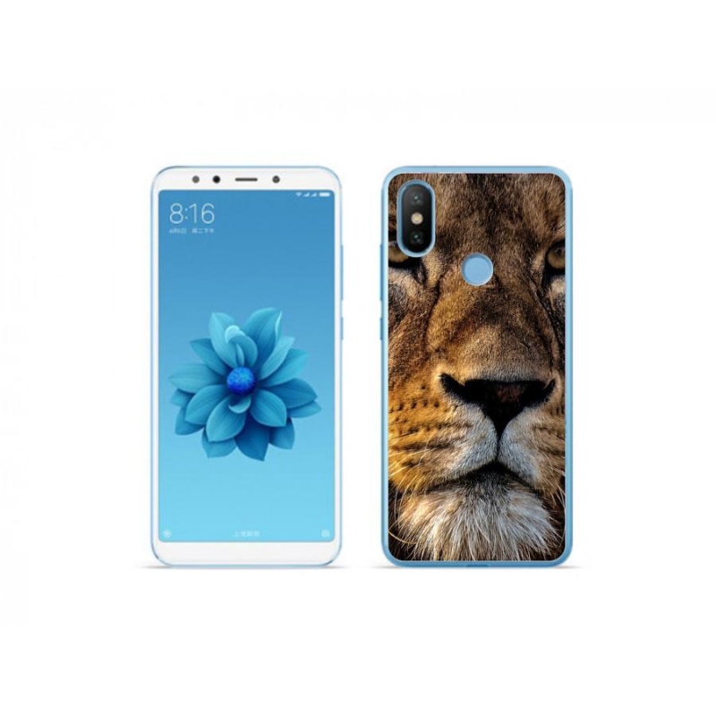 Gelový obal mmCase na mobil Xiaomi Mi A2 - lev