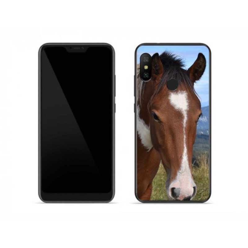 Gelový obal mmCase na mobil Xiaomi Mi A2 Lite - hnědý kůň