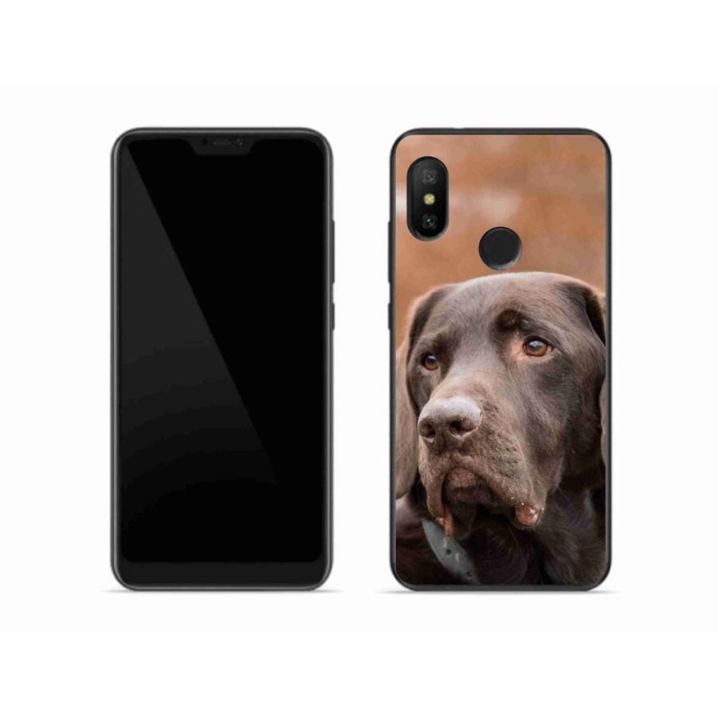 Gelový obal mmCase na mobil Xiaomi Mi A2 Lite - hnědý labrador