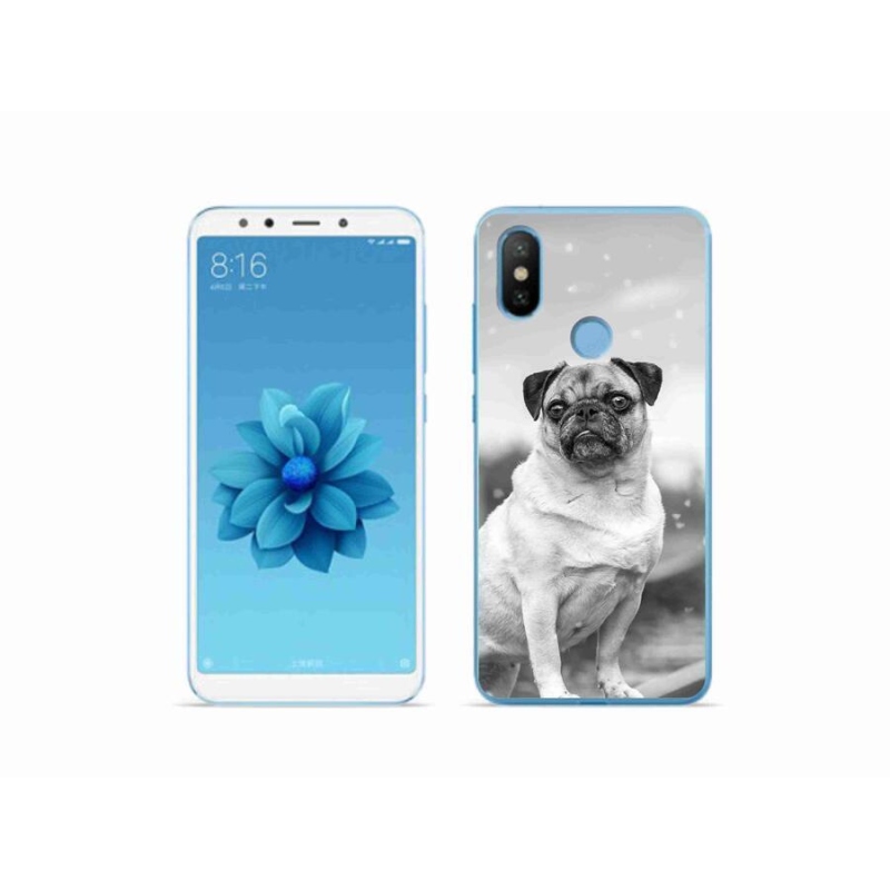 Gelový obal mmCase na mobil Xiaomi Mi A2 - mops