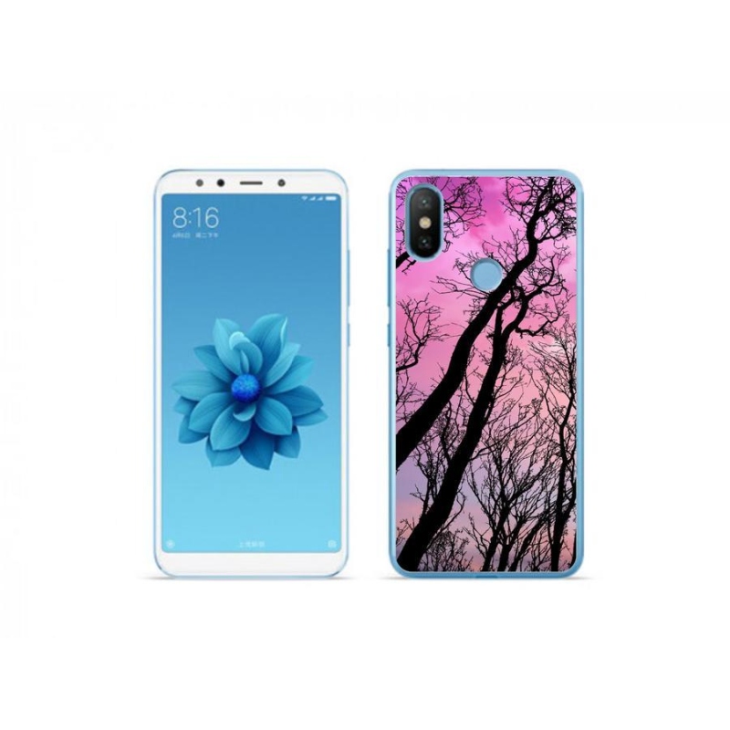 Gelový obal mmCase na mobil Xiaomi Mi A2 - opadané stromy