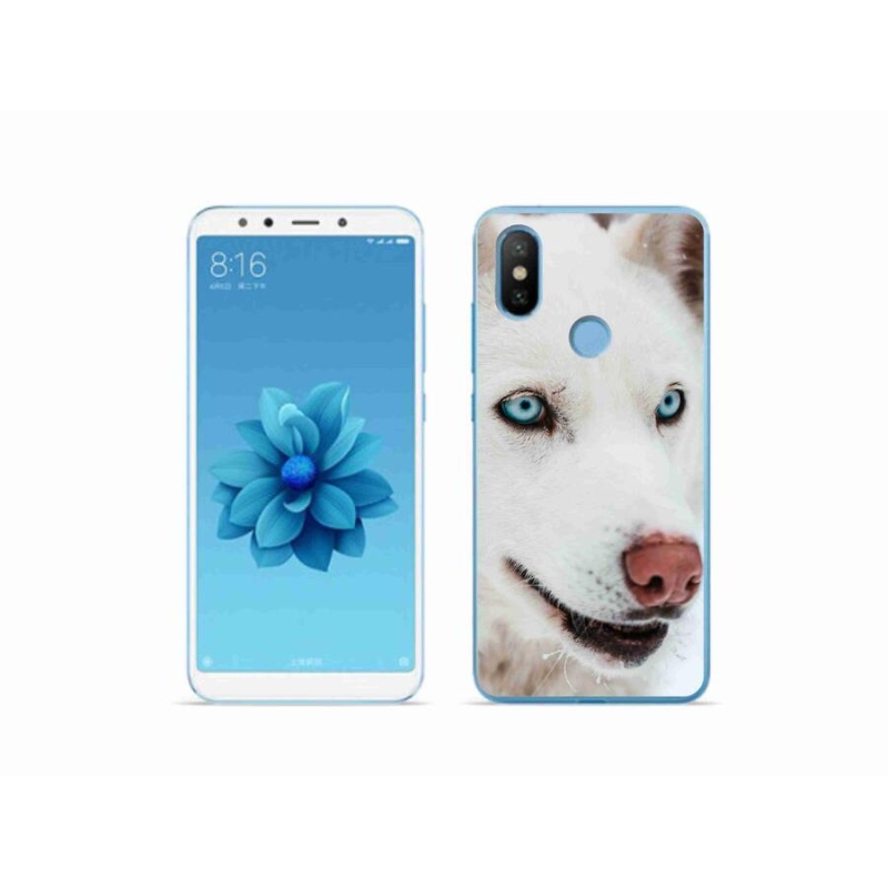 Gelový obal mmCase na mobil Xiaomi Mi A2 - psí pohled