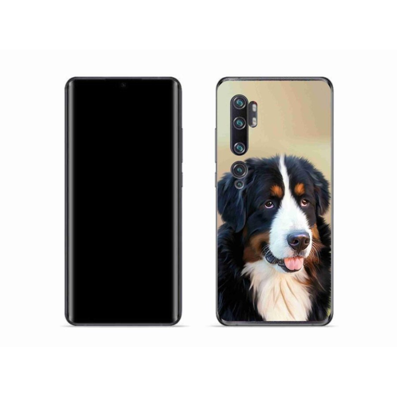 Gelový obal mmCase na mobil Xiaomi Mi Note 10 - bernský salašnický pes