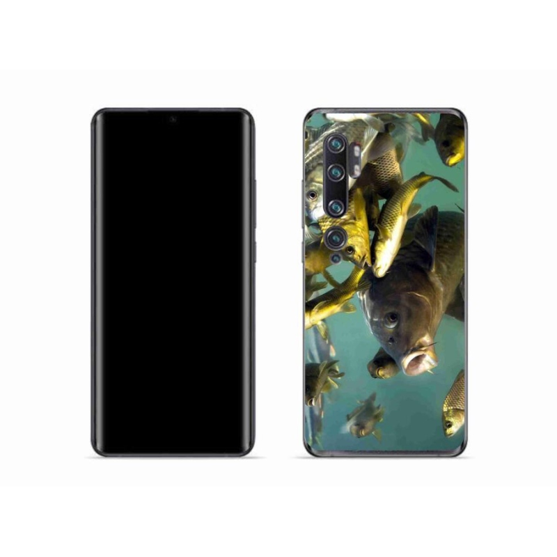 Gelový obal mmCase na mobil Xiaomi Mi Note 10 - hejno ryb