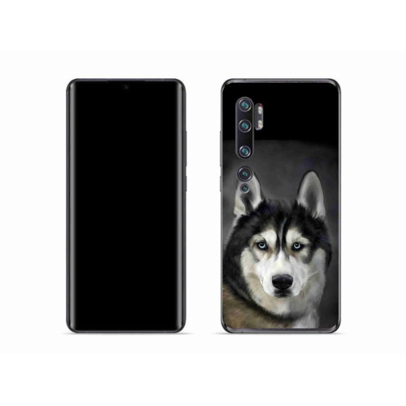 Gelový obal mmCase na mobil Xiaomi Mi Note 10 - husky