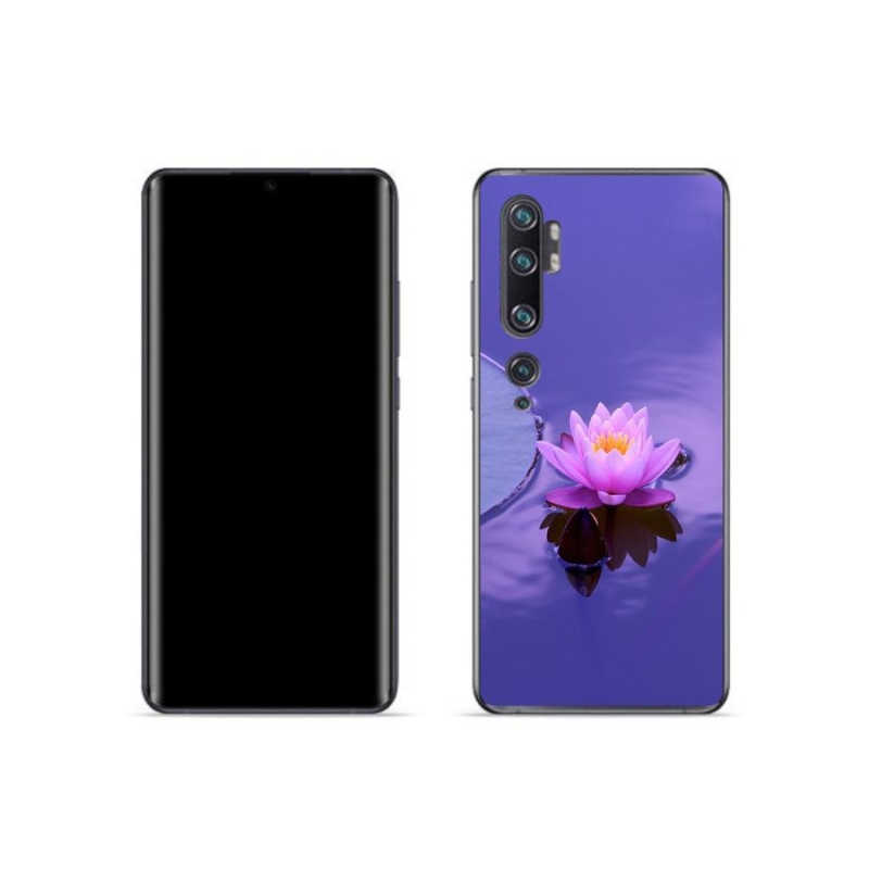 Gelový obal mmCase na mobil Xiaomi Mi Note 10 - květ na hladině