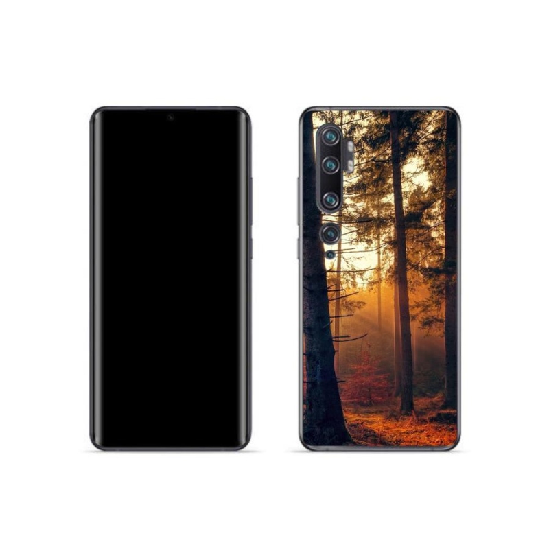 Gelový obal mmCase na mobil Xiaomi Mi Note 10 - les