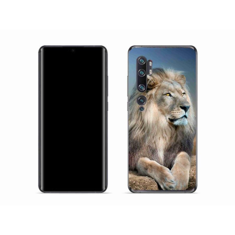 Gelový obal mmCase na mobil Xiaomi Mi Note 10 - lev 1