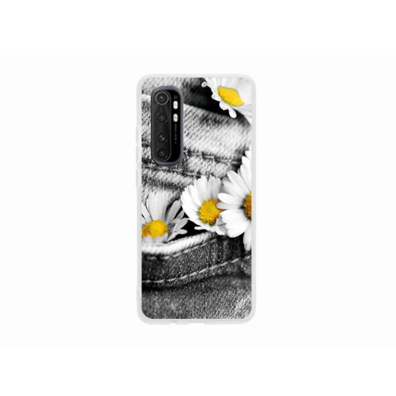Gelový obal mmCase na mobil Xiaomi Mi Note 10 Lite - kopretiny