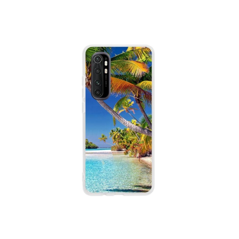Gelový obal mmCase na mobil Xiaomi Mi Note 10 Lite - mořská pláž