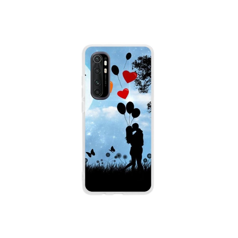 Gelový obal mmCase na mobil Xiaomi Mi Note 10 Lite - zamilovaný pár