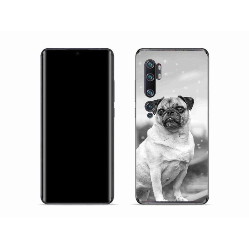 Gelový obal mmCase na mobil Xiaomi Mi Note 10 - mops