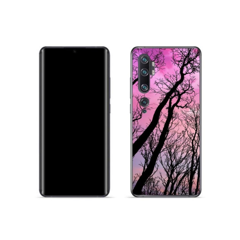 Gelový obal mmCase na mobil Xiaomi Mi Note 10 - opadané stromy
