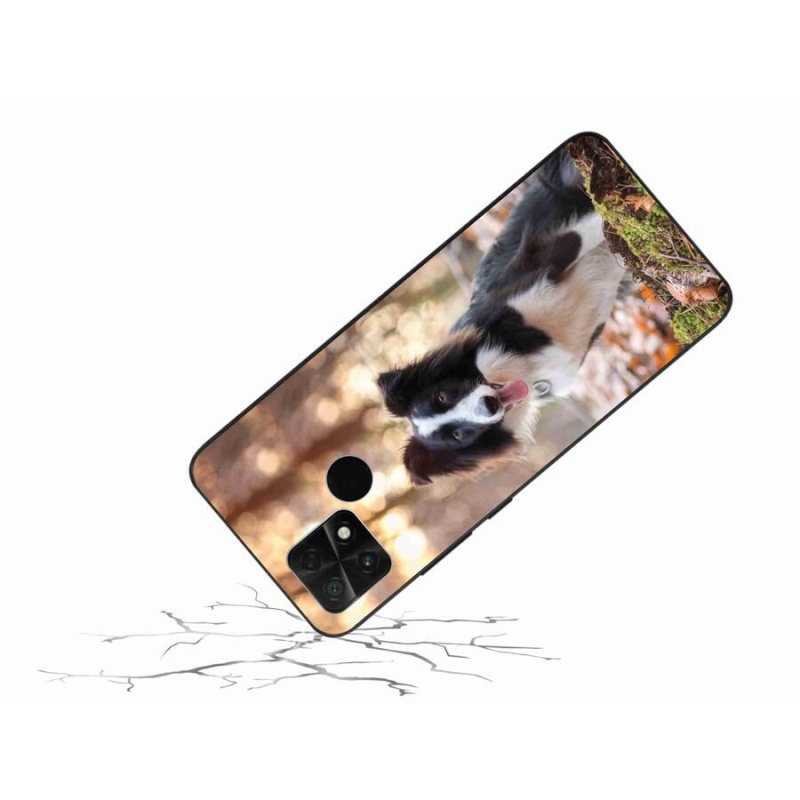 Gelový obal mmCase na mobil Xiaomi Poco C40 - border kolie 1