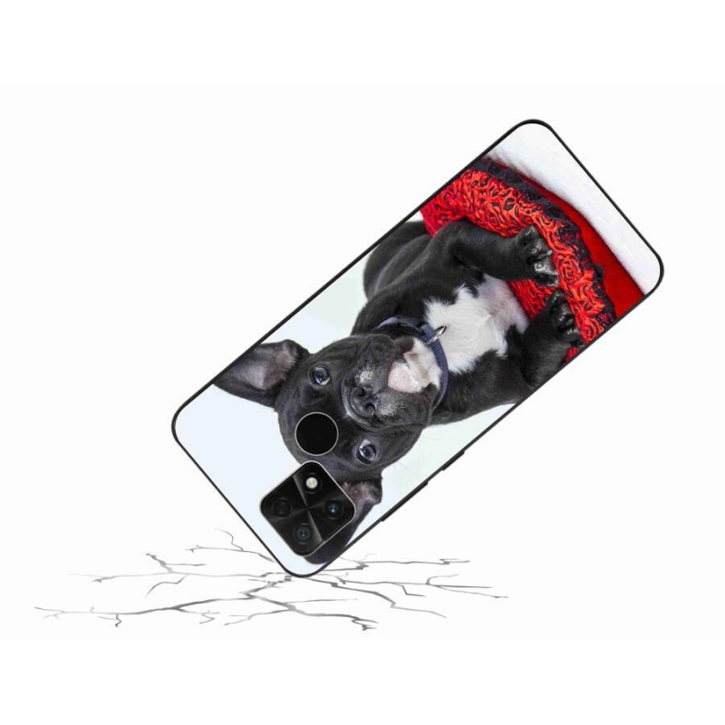 Gelový obal mmCase na mobil Xiaomi Poco C40 - buldok
