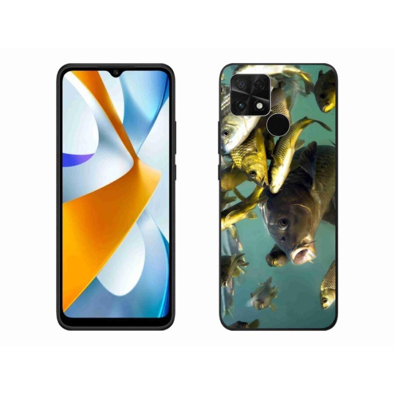 Gelový obal mmCase na mobil Xiaomi Poco C40 - hejno ryb