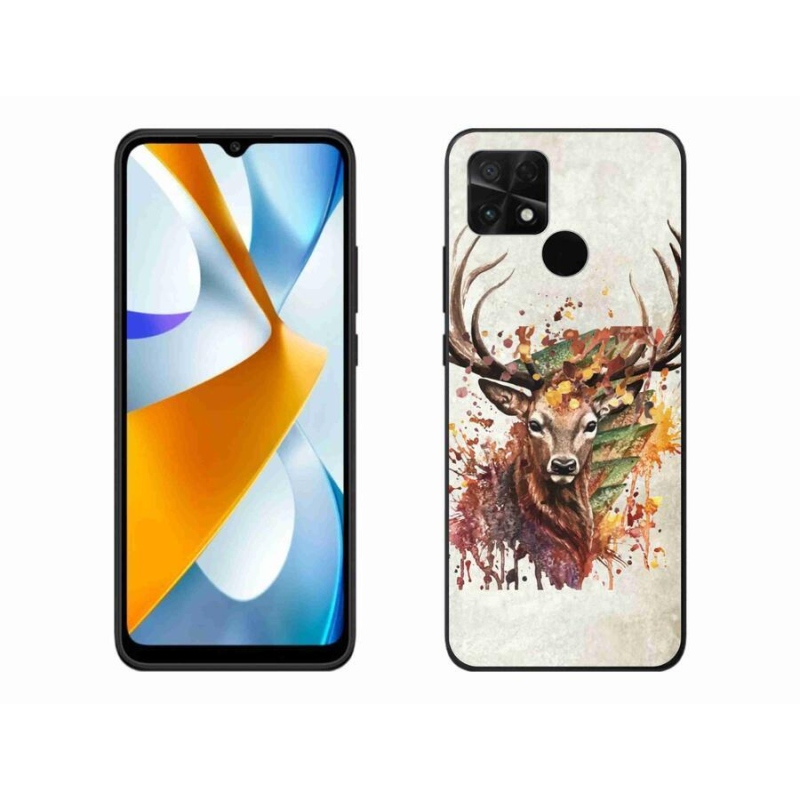 Gelový obal mmCase na mobil Xiaomi Poco C40 - jelen 1